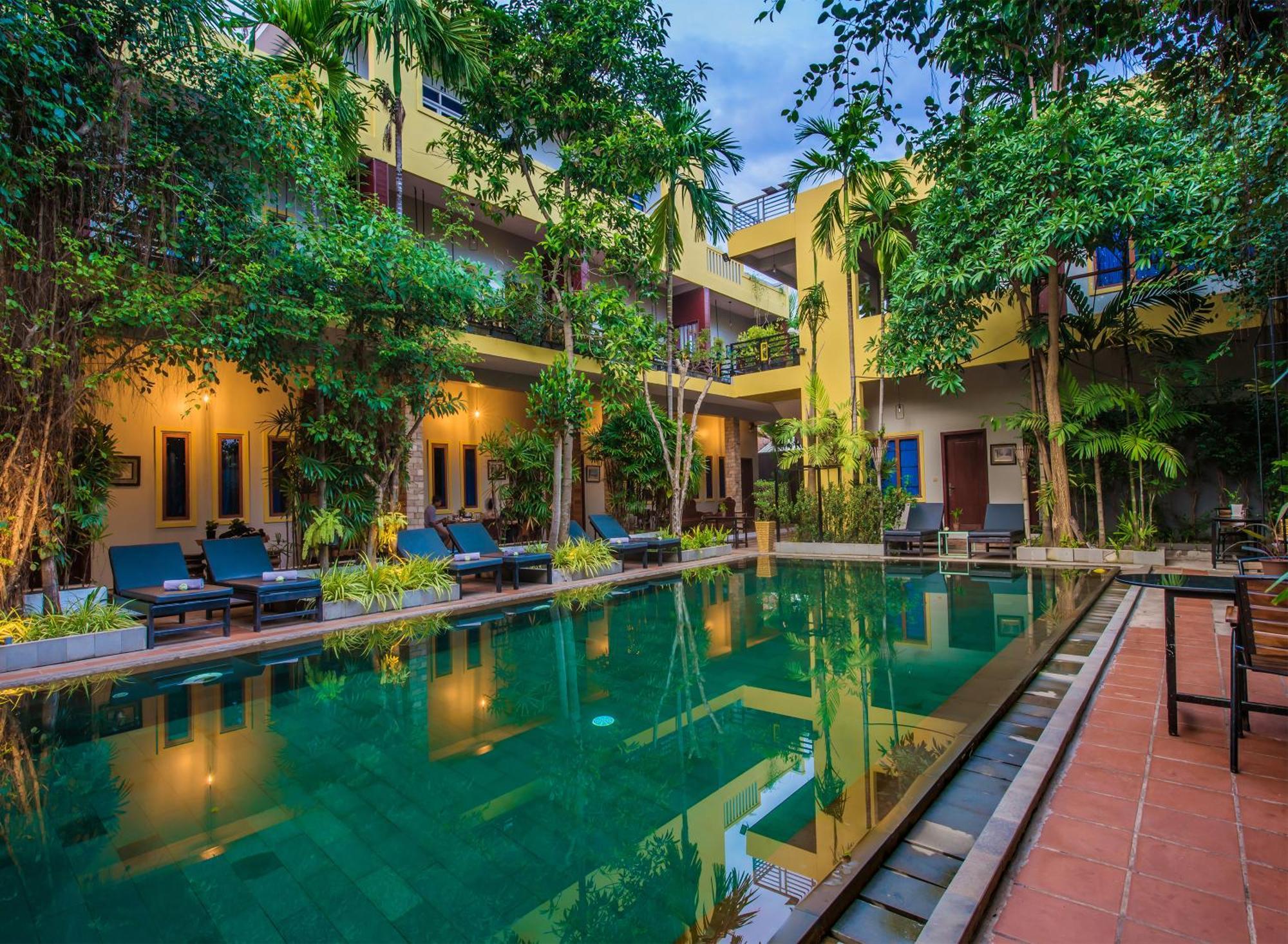 Samnak Lounge Otel Siem Reap Dış mekan fotoğraf