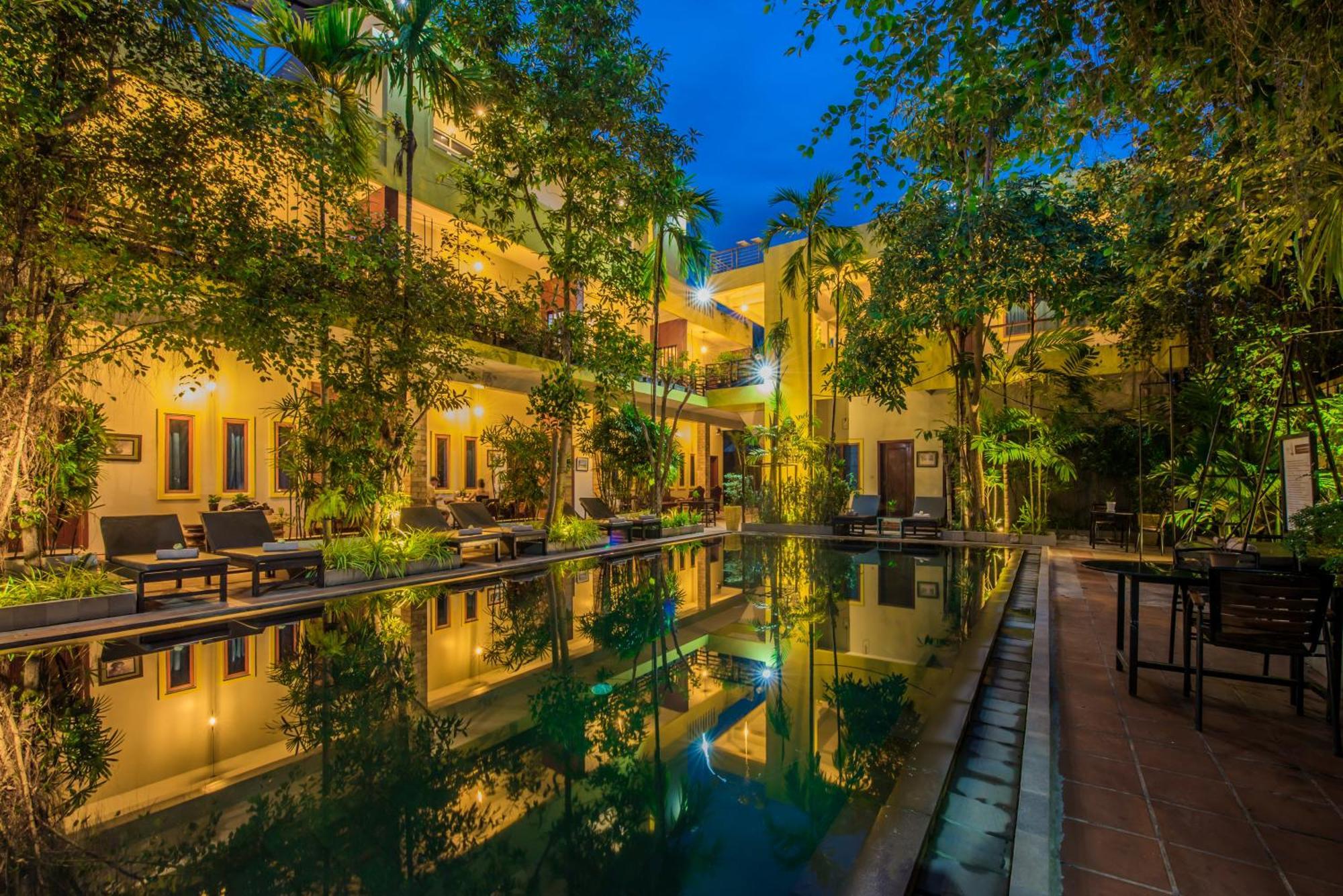 Samnak Lounge Otel Siem Reap Dış mekan fotoğraf