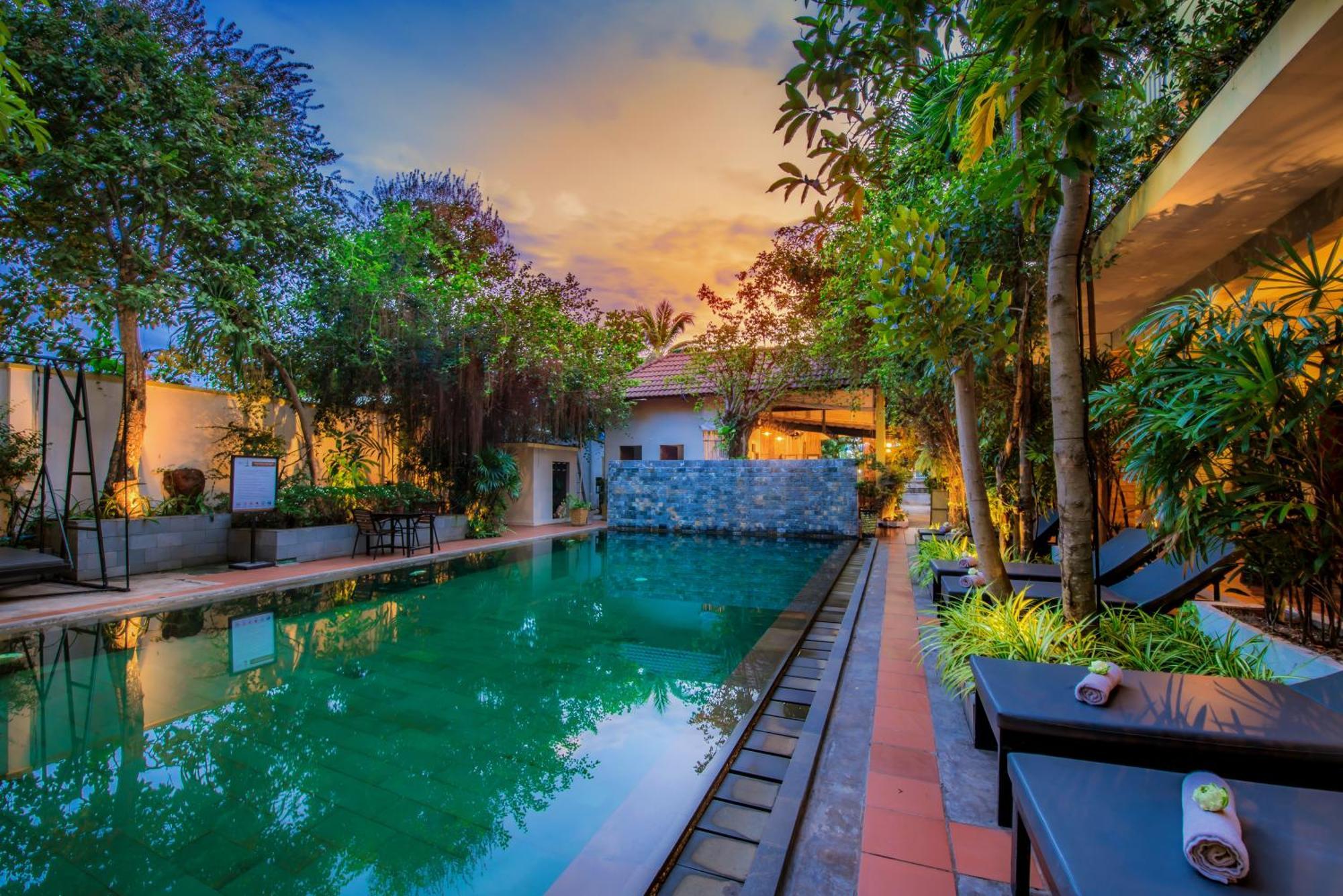 Samnak Lounge Otel Siem Reap Dış mekan fotoğraf