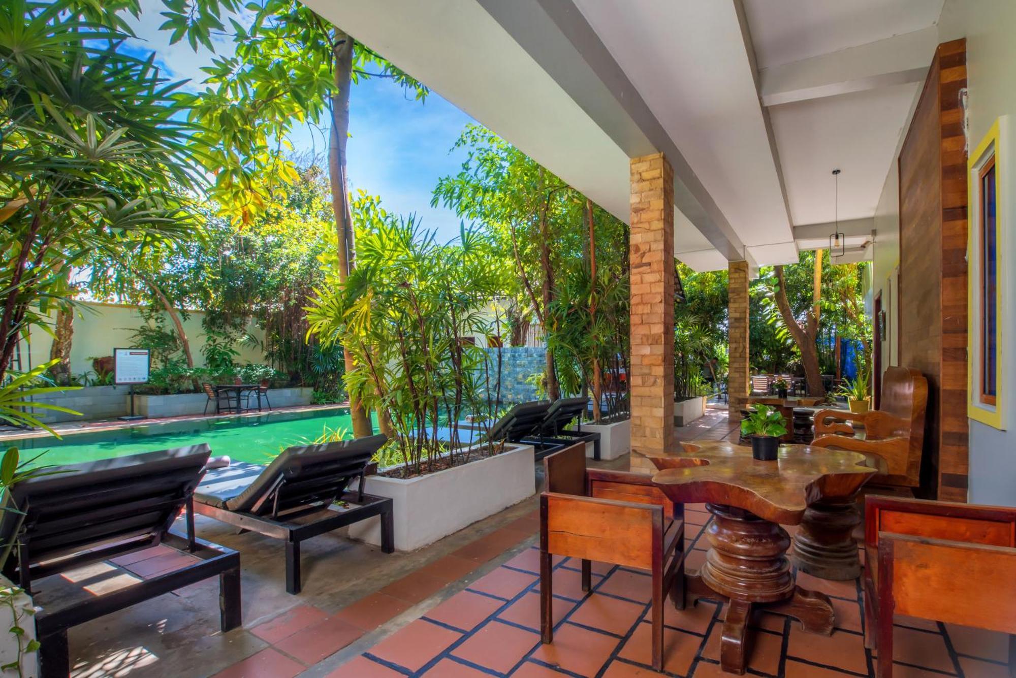 Samnak Lounge Otel Siem Reap Dış mekan fotoğraf